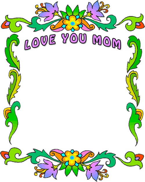 Mother's Day Borders Free Mothers Day Border Clip Art