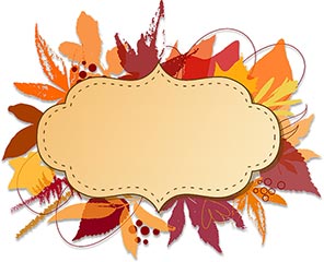 thanksgiving flower frame