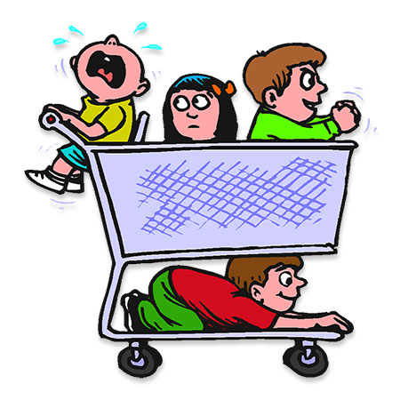 cart kids