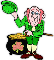 leprechaun tipping his hat to you