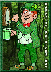Happy St. Patrick's Day in the forest