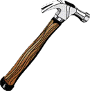 hammer clipart 130 x 131