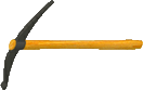 pick axe for dark background pages