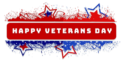 Happy Veterans Day animated