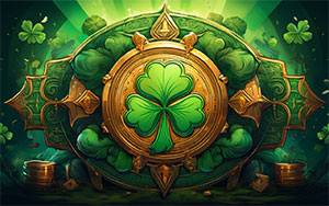 shamrocks and gold