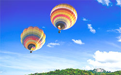 hot air balloons flight