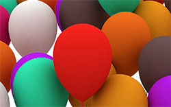 birthday balloons