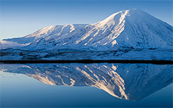 ice and snow mountain