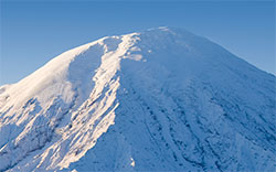 mountain snow shadows