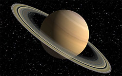 saturn and rings