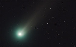 comet night sky