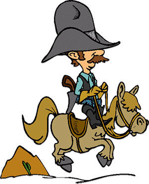 Free Wild West Clipart - Cowboys - Animations