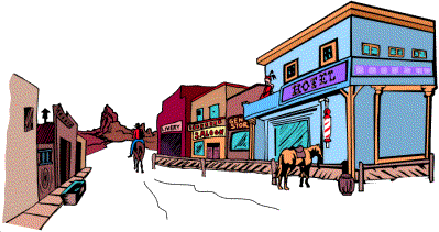 wild west town