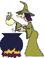witch and her brew