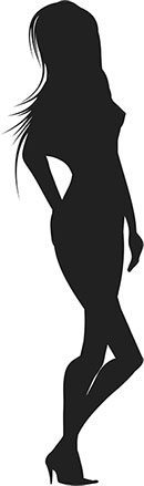 silhouette of a woman