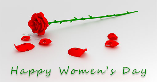 Happy Women's Day rose
